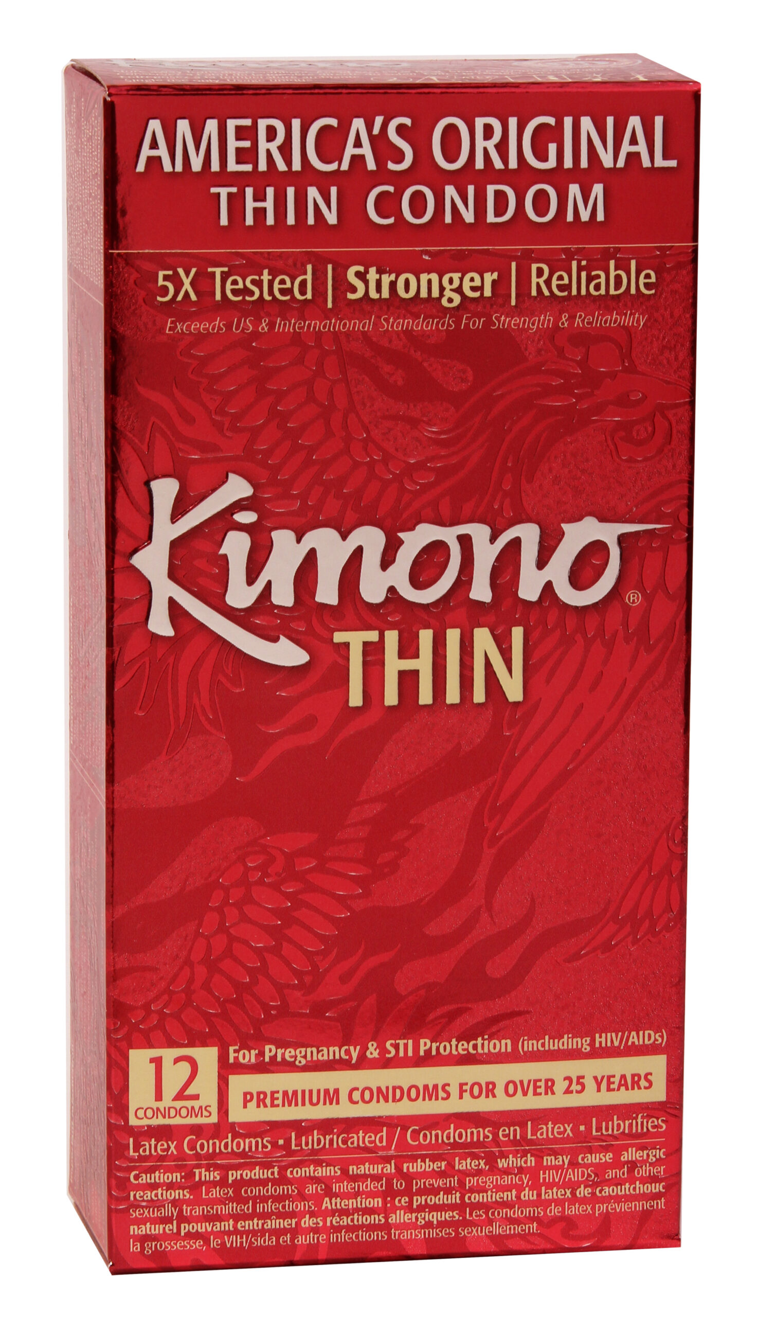 Kimono Lubricated Condom 12 PK