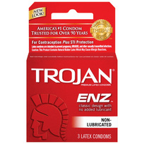 Trojan Enz Regular 3PK(NON-LUBE) - Image 2