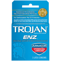Trojan Enz Spermicidal 3PK - Image 2