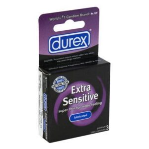 Durex Extra Sensitive Lubricated 3PK