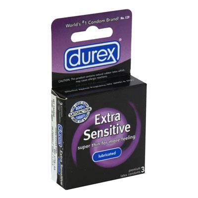 Durex Extra Sensitive Lubricated 3PK
