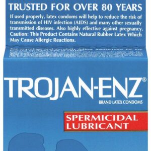 Trojan Enz Spermicidal 3PK
