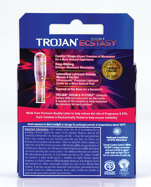 Trojan Double Ecstasy 3PK - Image 3